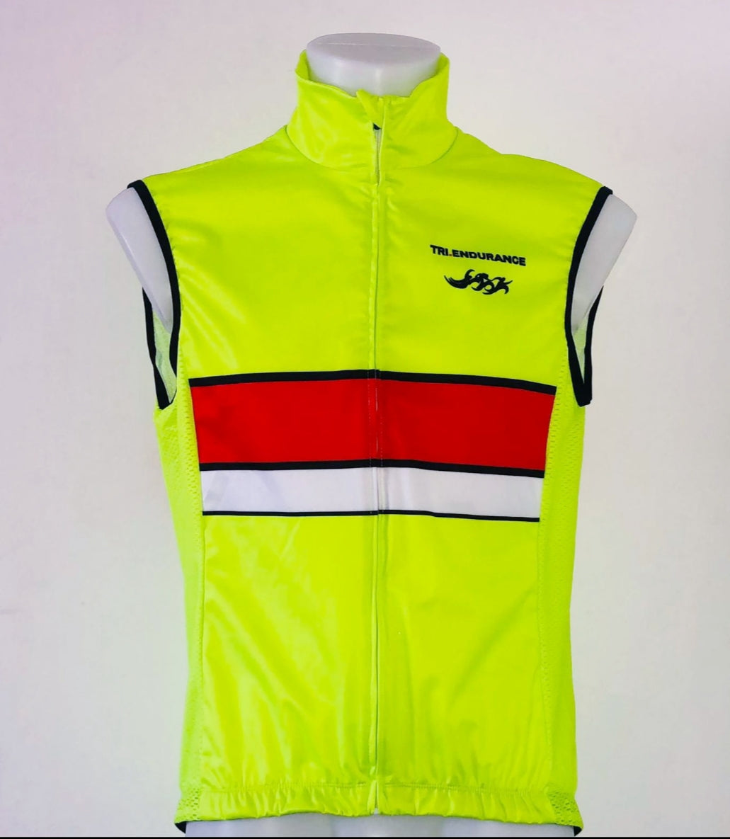 Pro triathlon gilet, flou yellow